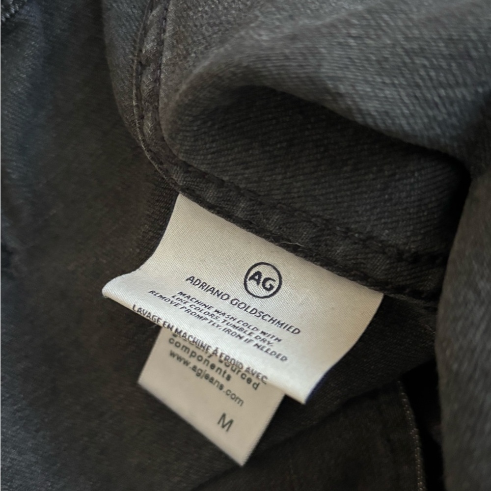 AG Adriano Goldschmied Black Denim Jacket - Picture 7 of 7